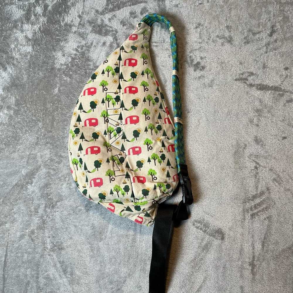 Kavu Rope Sling Bag Backpack Pack Camper Campsite… - image 5