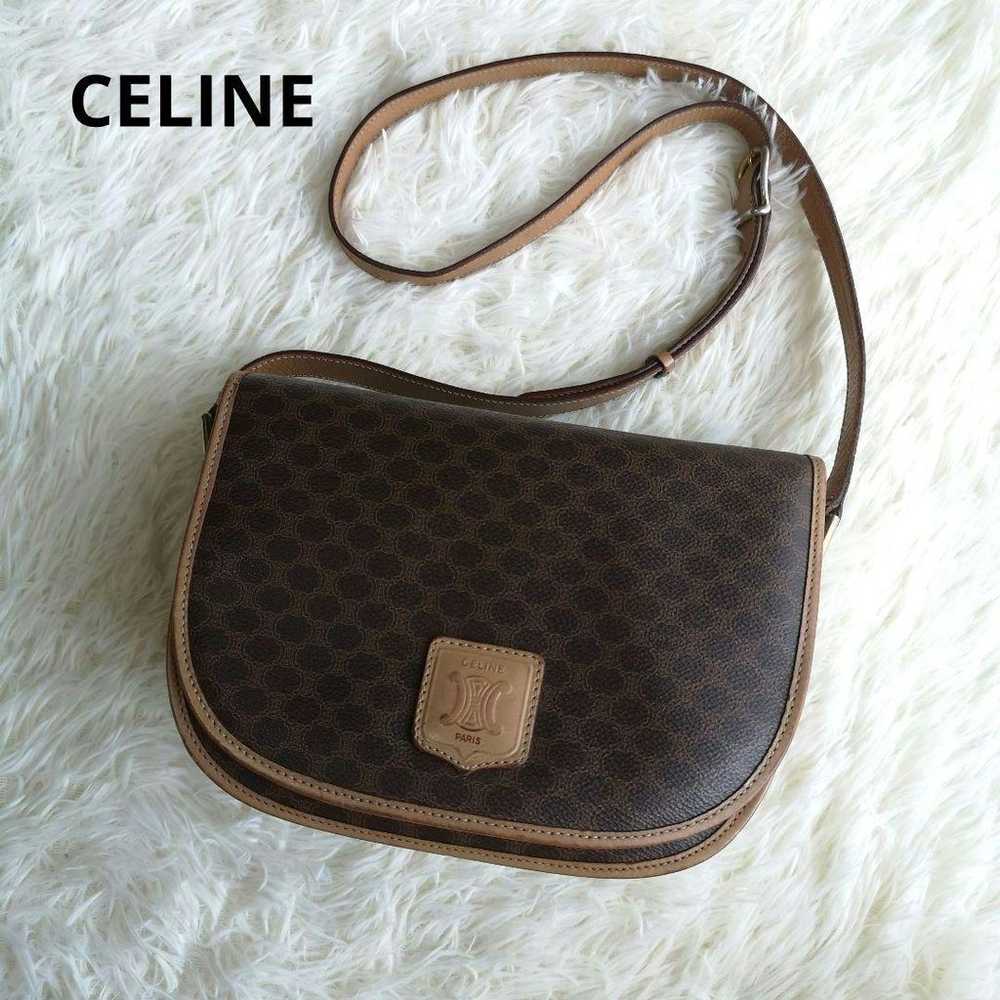 CELINE Celine Macadam-Patterned Shoulder Bag - image 1