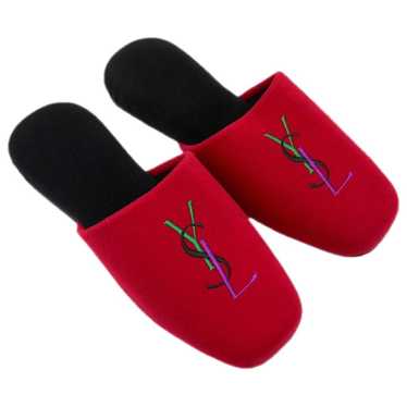 Yves Saint Laurent Velvet flats