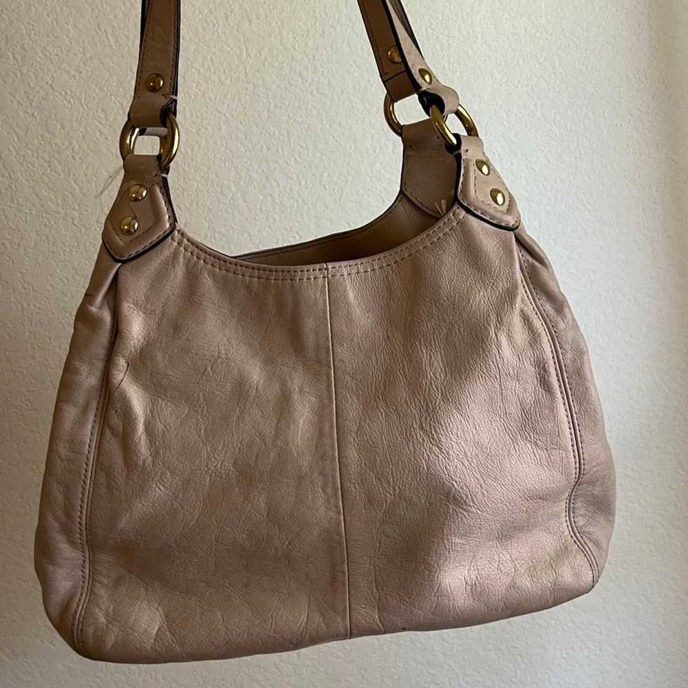 Coach leather shoulder bag - image 2