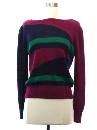 1980's Kasper for ASL Womens Totally 80s Sweater