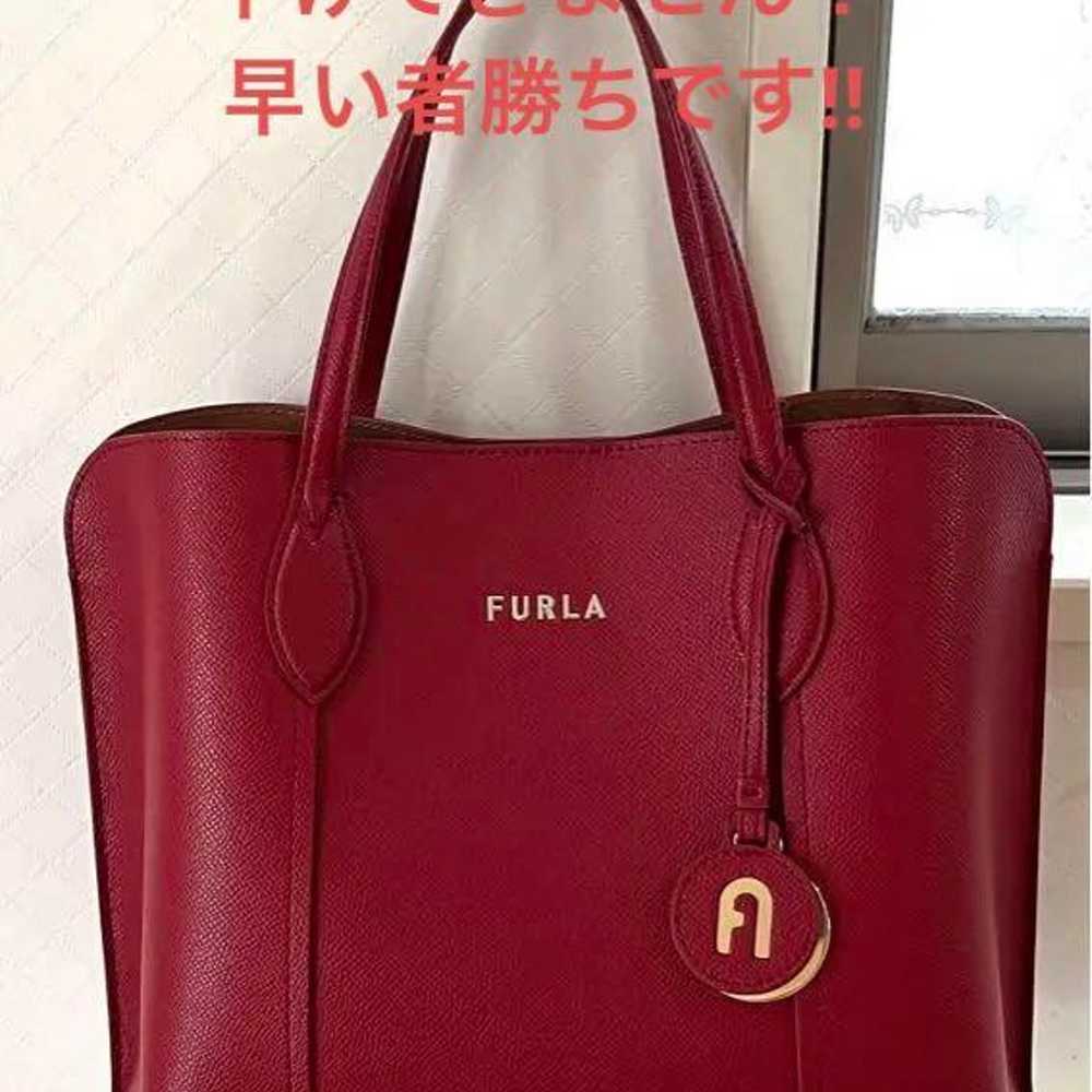 FURLA Handbag Red Excellent Condition ⭐️ - image 1