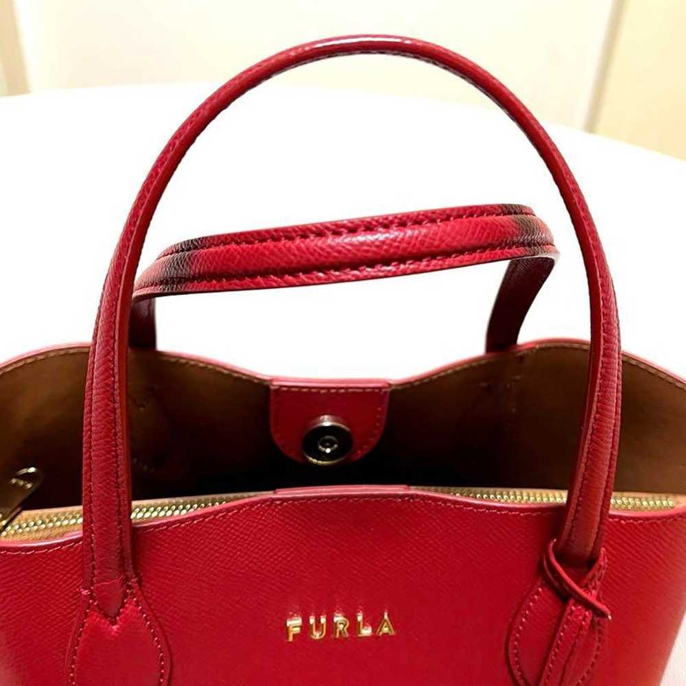 FURLA Handbag Red Excellent Condition ⭐️ - image 8