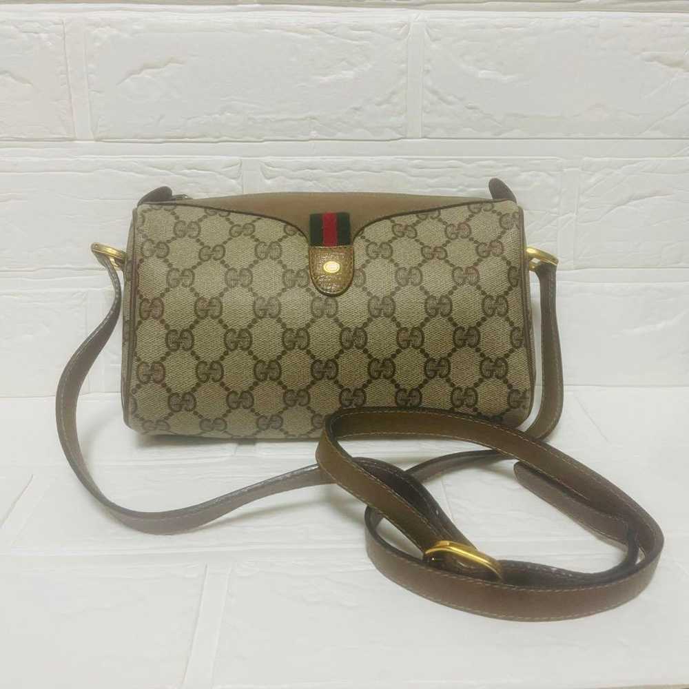 Gucci Shoulder Bag Beige GG Pattern - image 1