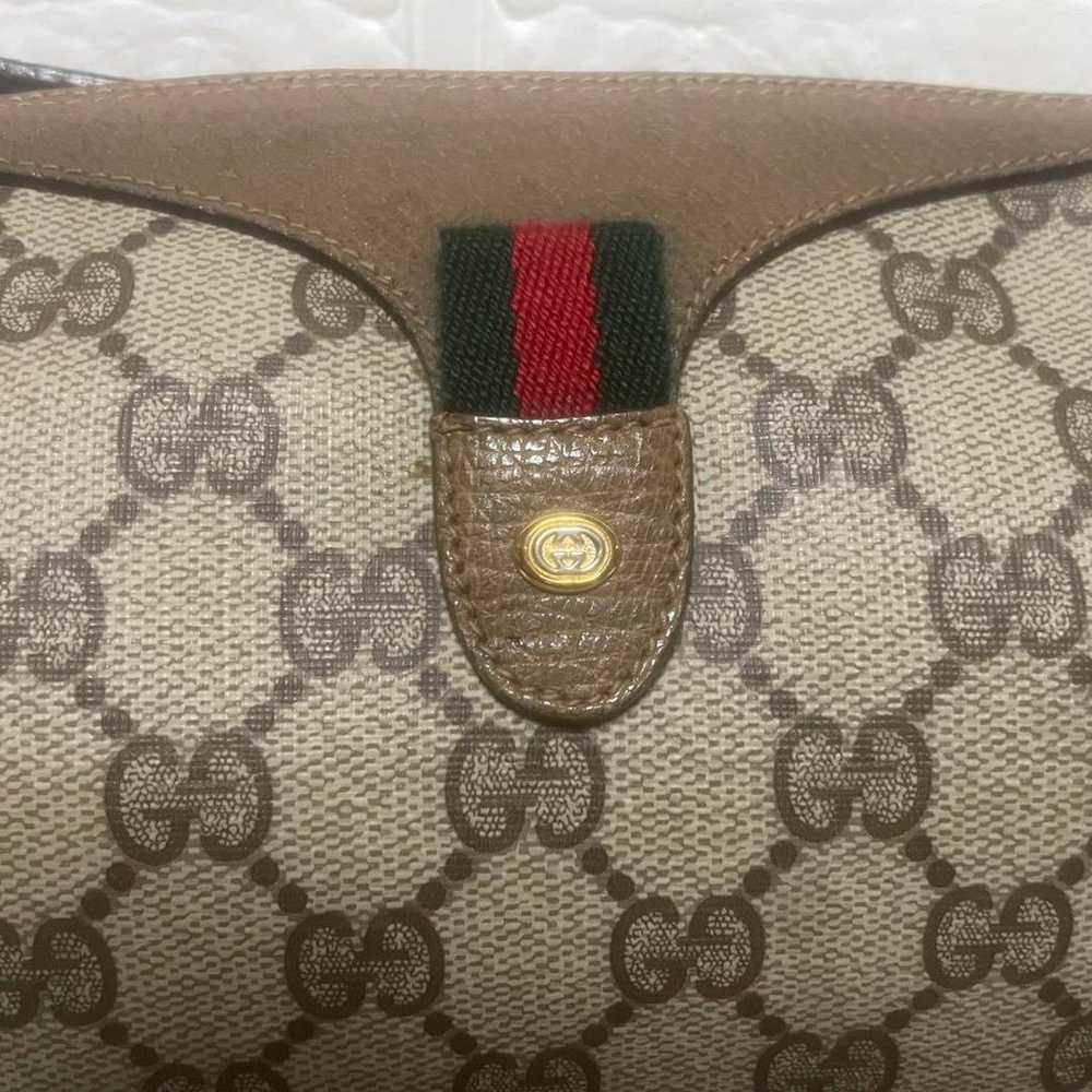 Gucci Shoulder Bag Beige GG Pattern - image 9