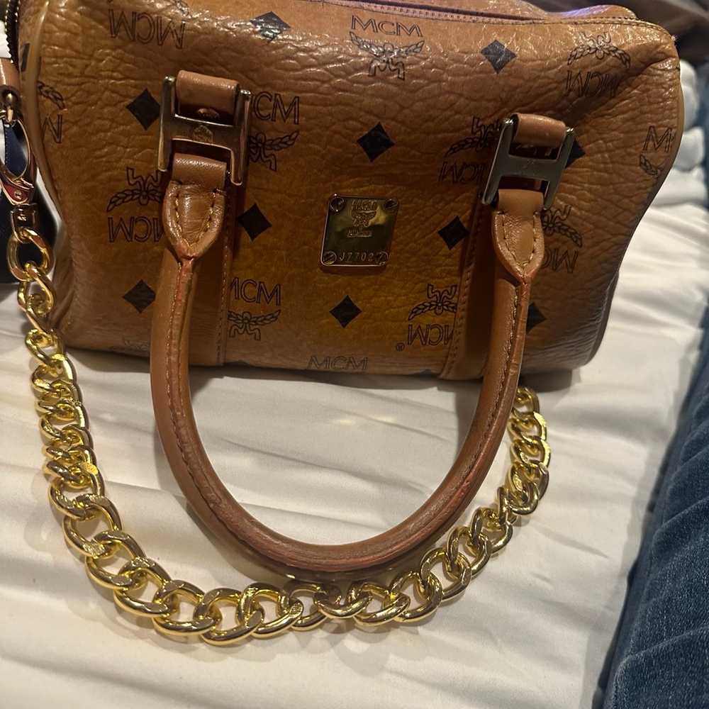 MCM cognac Boston bag - image 2