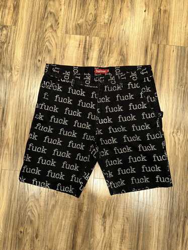 Supreme - Fuck Denim Painter Short - UG.SHAFT