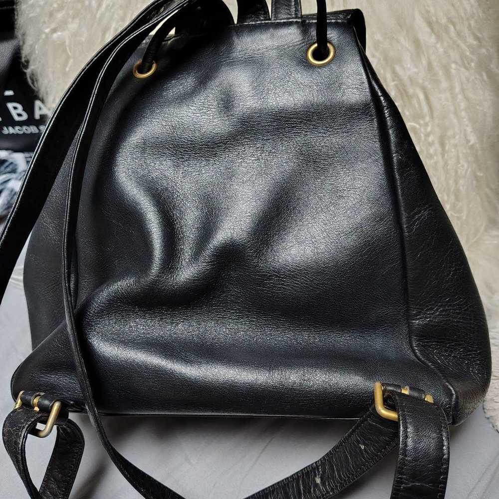 Authentic Burberry Leather Backpack - image 2