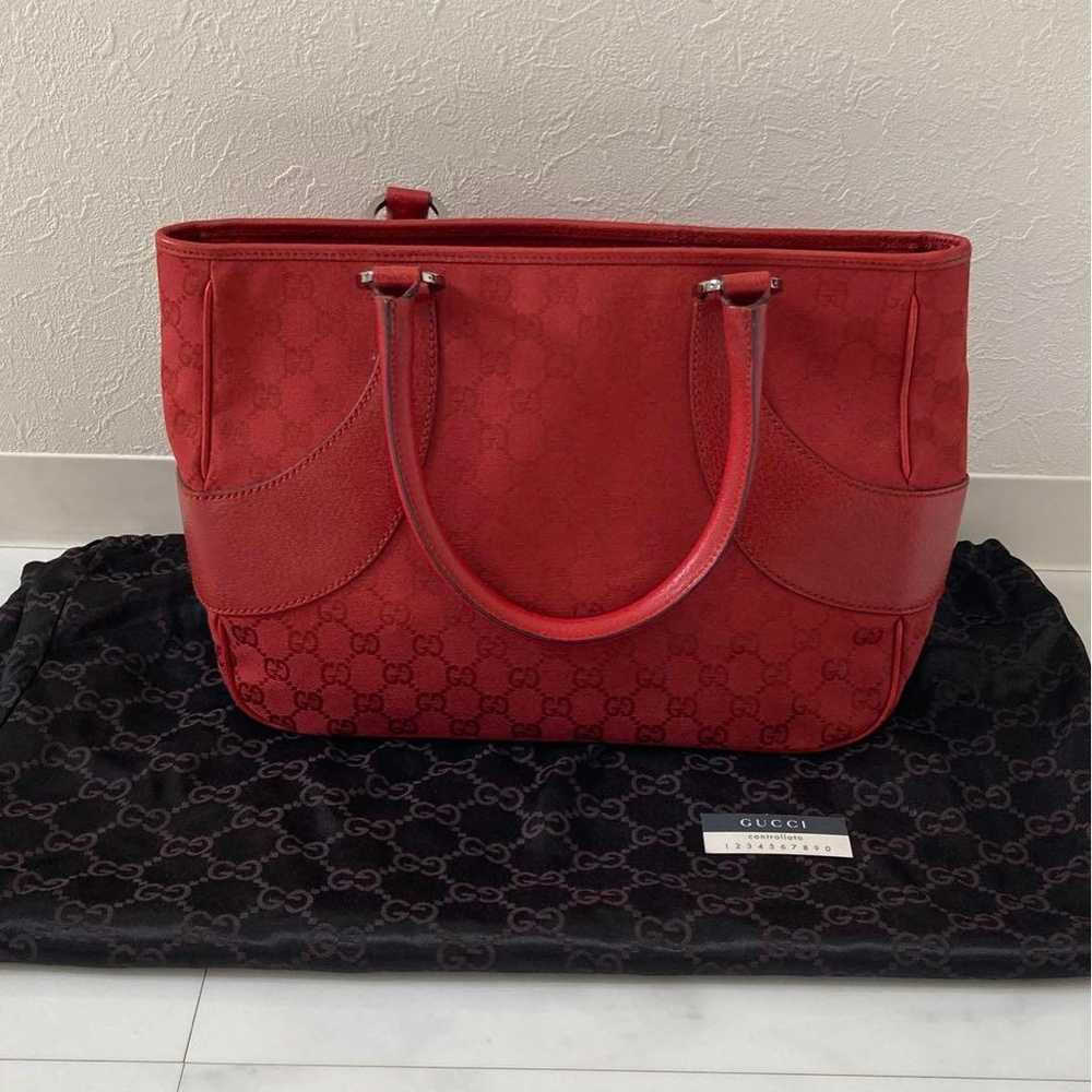 GUCCI GG Pattern Handbag in Red - image 1