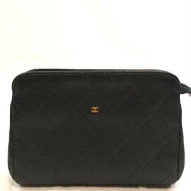 Chanel Caviar Skin Bicolore Pouch