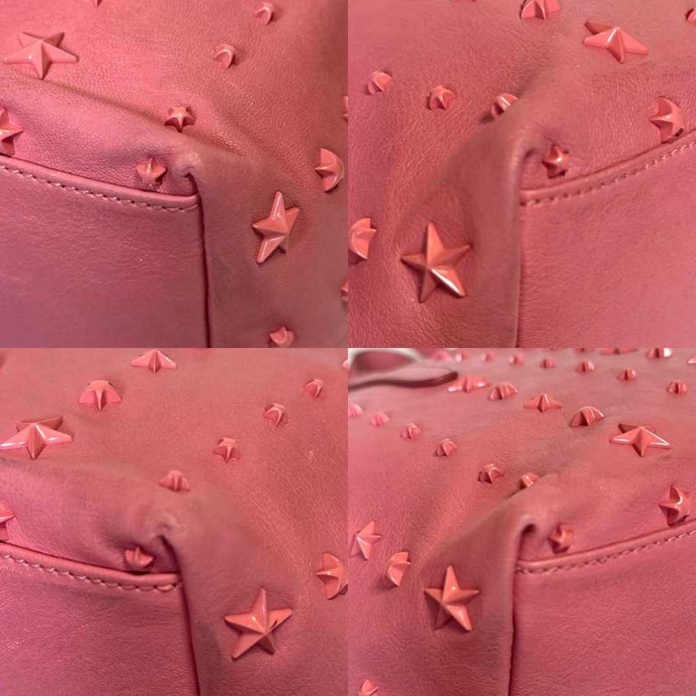 【JIMMY CHOO】SOFIA/S Pink Star Studs Tote Bag - image 6