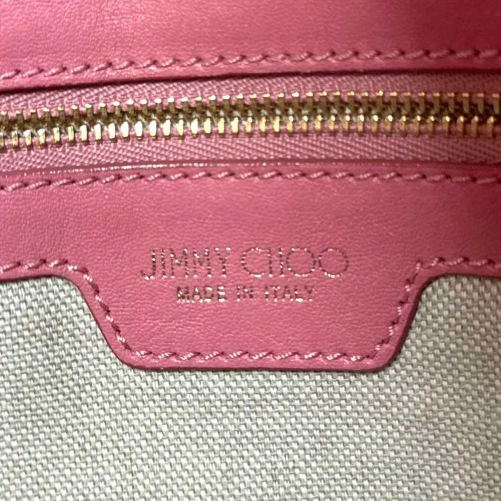 【JIMMY CHOO】SOFIA/S Pink Star Studs Tote Bag - image 9