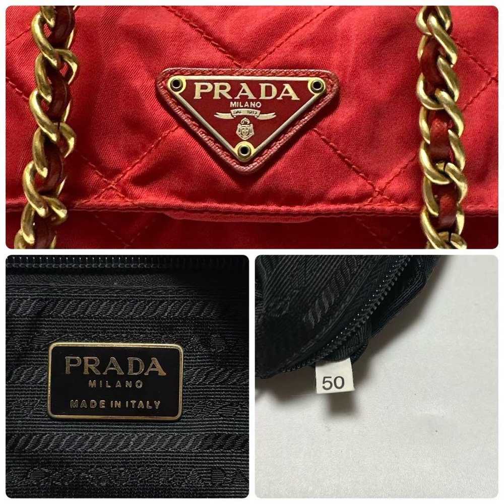 b63 【Excellent Condition】 Prada Triangle Logo Nyl… - image 10