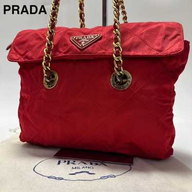 b63 【Excellent Condition】 Prada Triangle Logo Nyl… - image 1