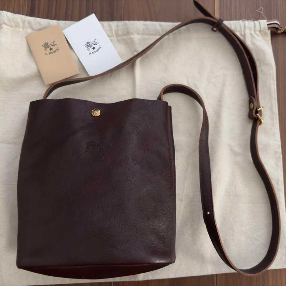 IL BISONTE Shoulder Bag Dark Brown - image 3