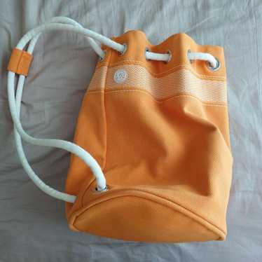 Hermes Sac Marine Shoulder Bag Canvas Orange