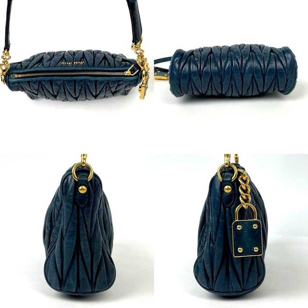 Excellent Condition ● Miu Miu Shoulder Bag Matela… - image 4