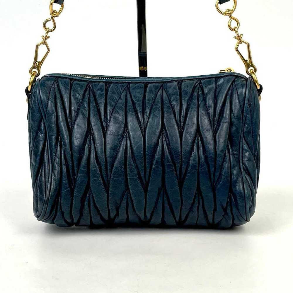 Excellent Condition ● Miu Miu Shoulder Bag Matela… - image 5