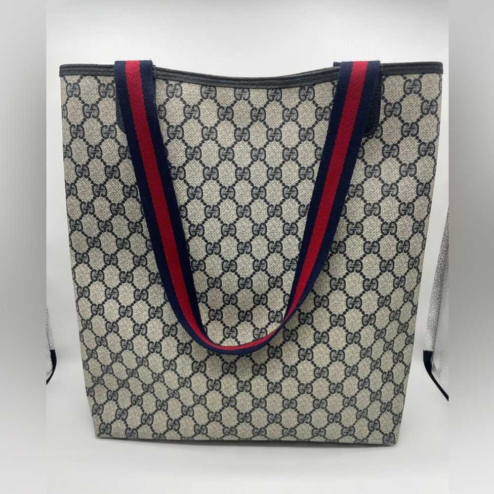 Gucci Sherryline PVC Leather Tote Bag - image 2