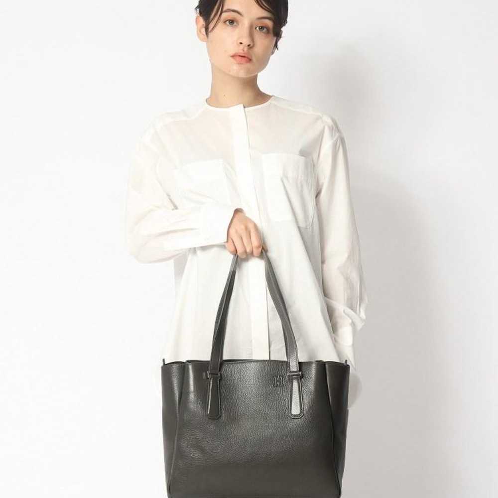 Brand new Hirof Fiore leather tote bag L size gen… - image 1