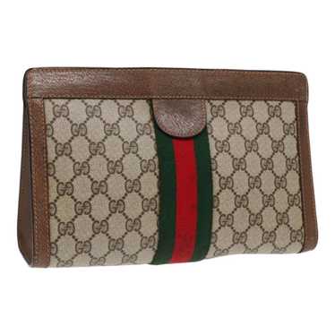 Gucci GUCCI Web Sherry Line GG Supreme Clutch Bag 