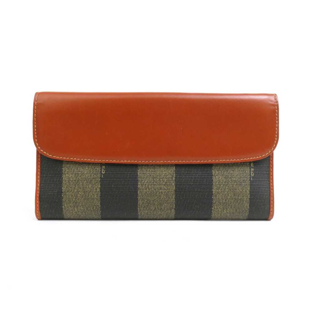 Fendi Pecan Brown Canvas Wallet (Pre-Owned) - image 1