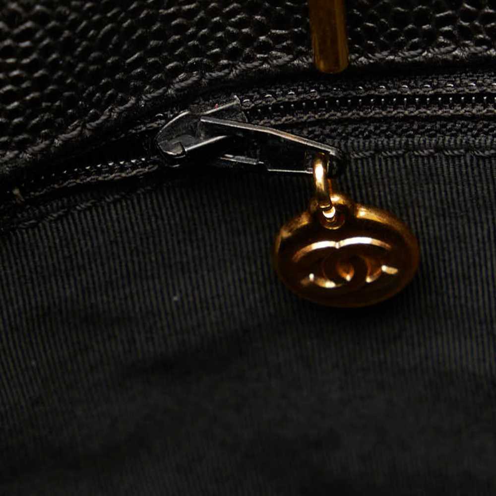 Chanel - Black Leather Tote Bag (Pre-Owned) - image 11