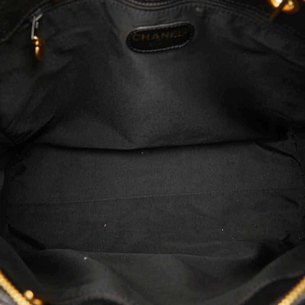 Chanel - Black Leather Tote Bag (Pre-Owned) - image 5