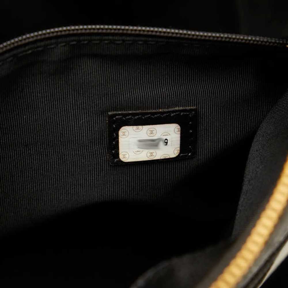 Chanel - Black Leather Tote Bag (Pre-Owned) - image 6