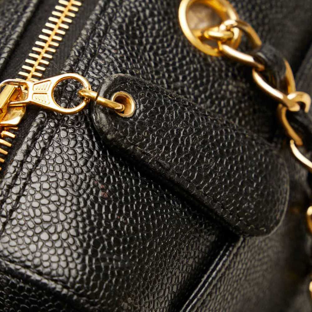 Chanel - Black Leather Tote Bag (Pre-Owned) - image 9