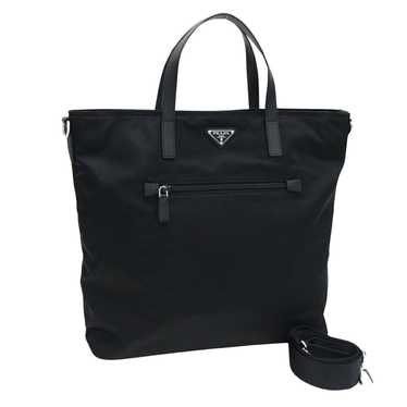 Prada Tessuto Black Synthetic Handbag (Pre-Owned)