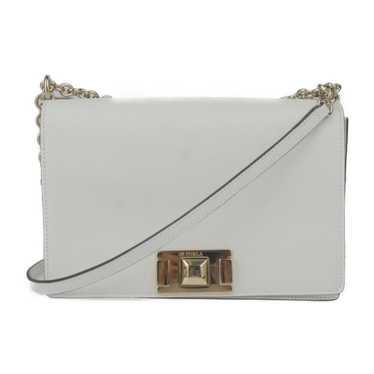 Furla White Leather Handbag (Pre-Owned)