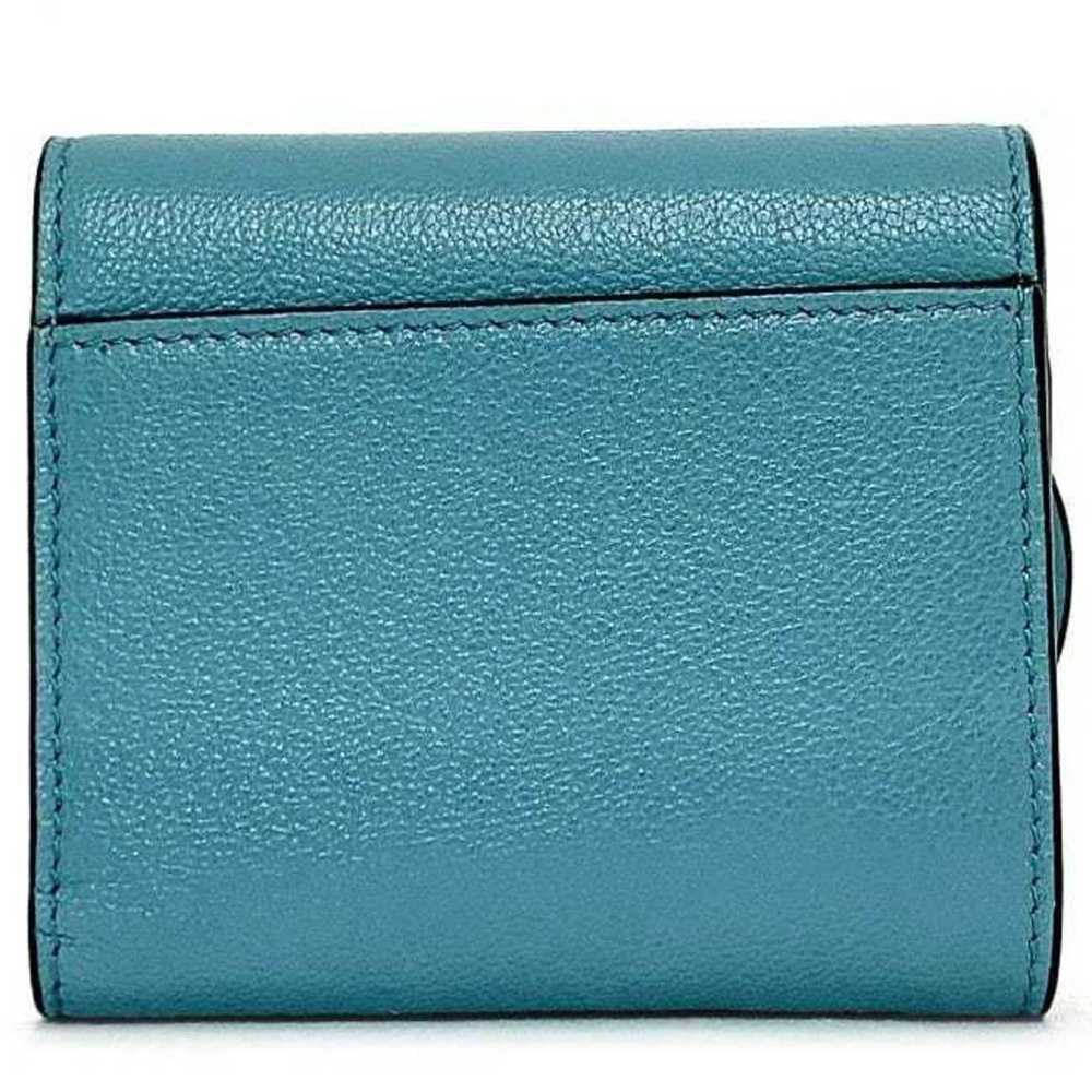 Dior Blue Leather Wallet (Pre-Owned) - image 2