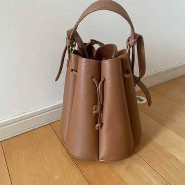 Polène Numéro Huit エディション キャメル テクスチャード Polène | Bag - Numéro Huit Mini - Textured Camel