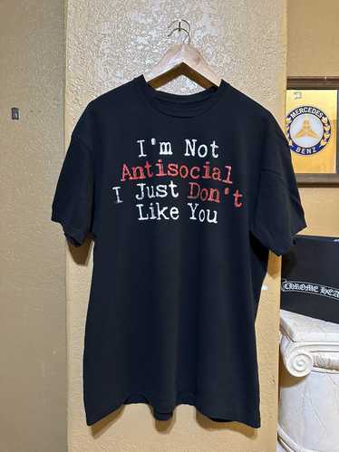 Archival Clothing × Humor × Vintage I’m Not Antiso