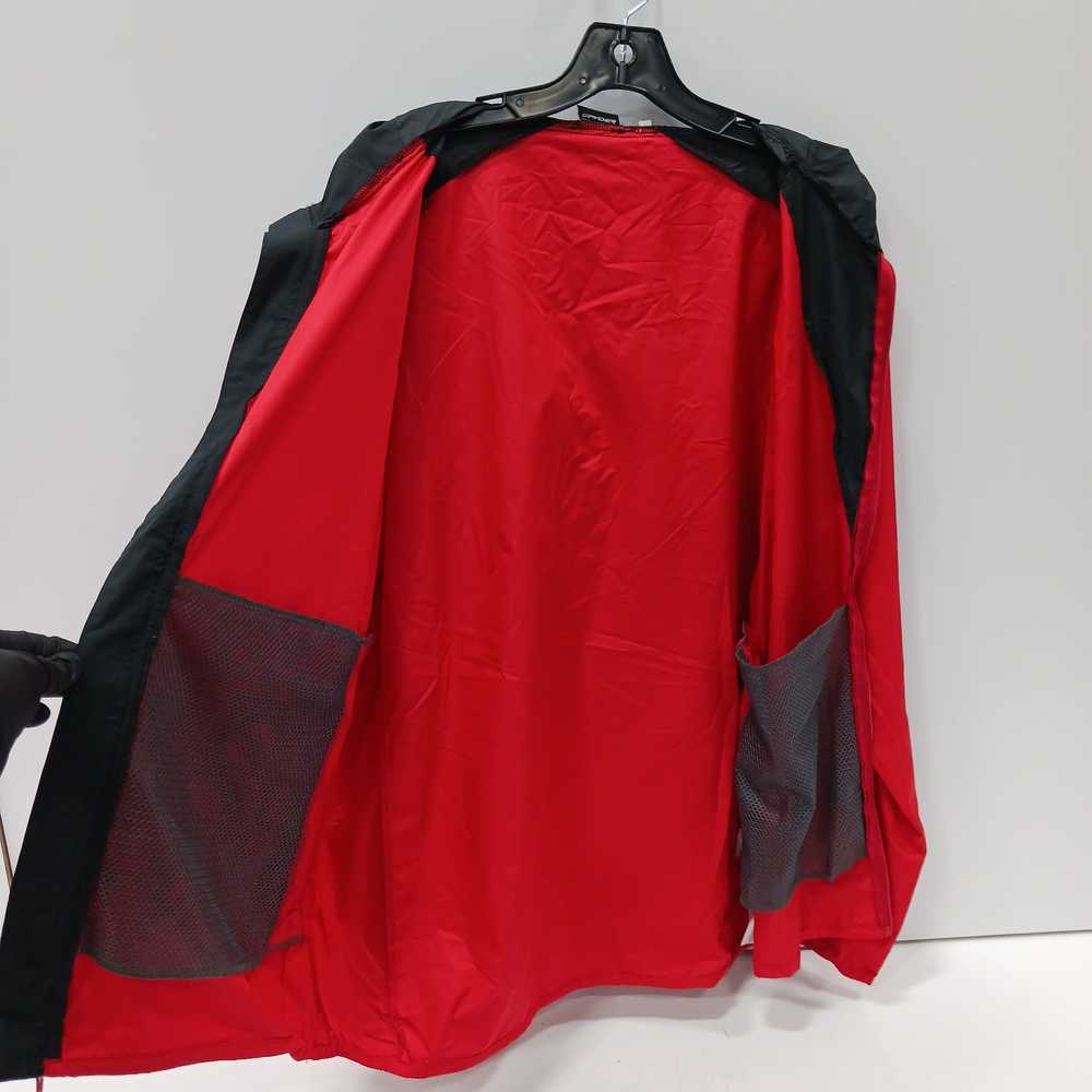 Spyder Size Large Red and Black Thin Hooded Jacke… - image 4