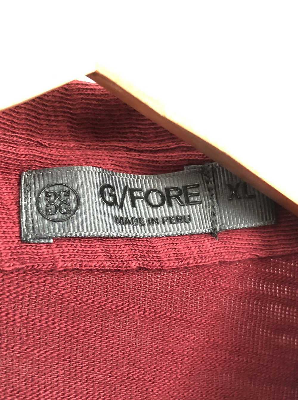 G/FORE Men's Collared Red Shirt Size XL - image 2