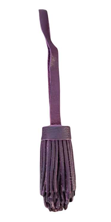 Portland Leather Plum Pom Tassel