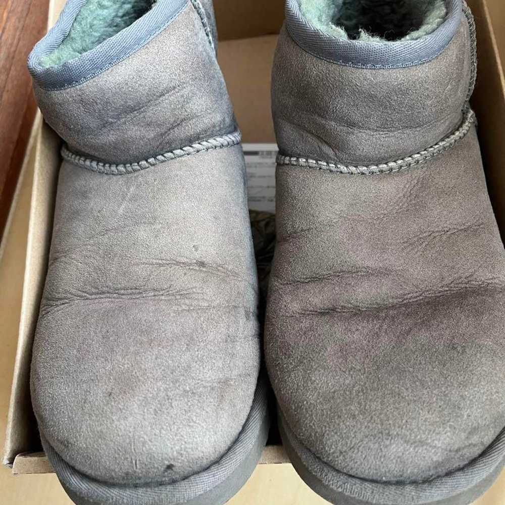 Gray UGG sheepskin boots. - image 4