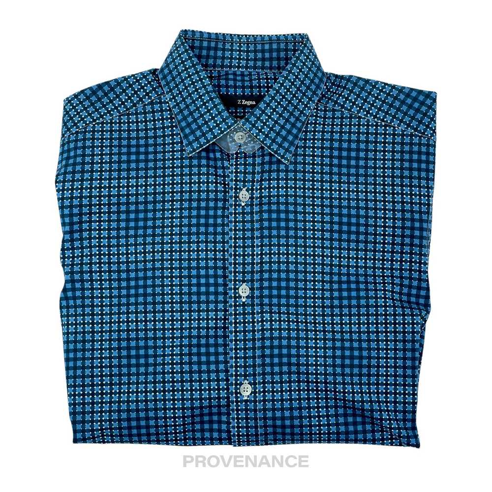 Z Zegna 🔴 Z Zegna Button Down Shirt - Blue - image 1