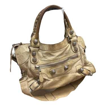 Balenciaga Classic Metalic leather handbag