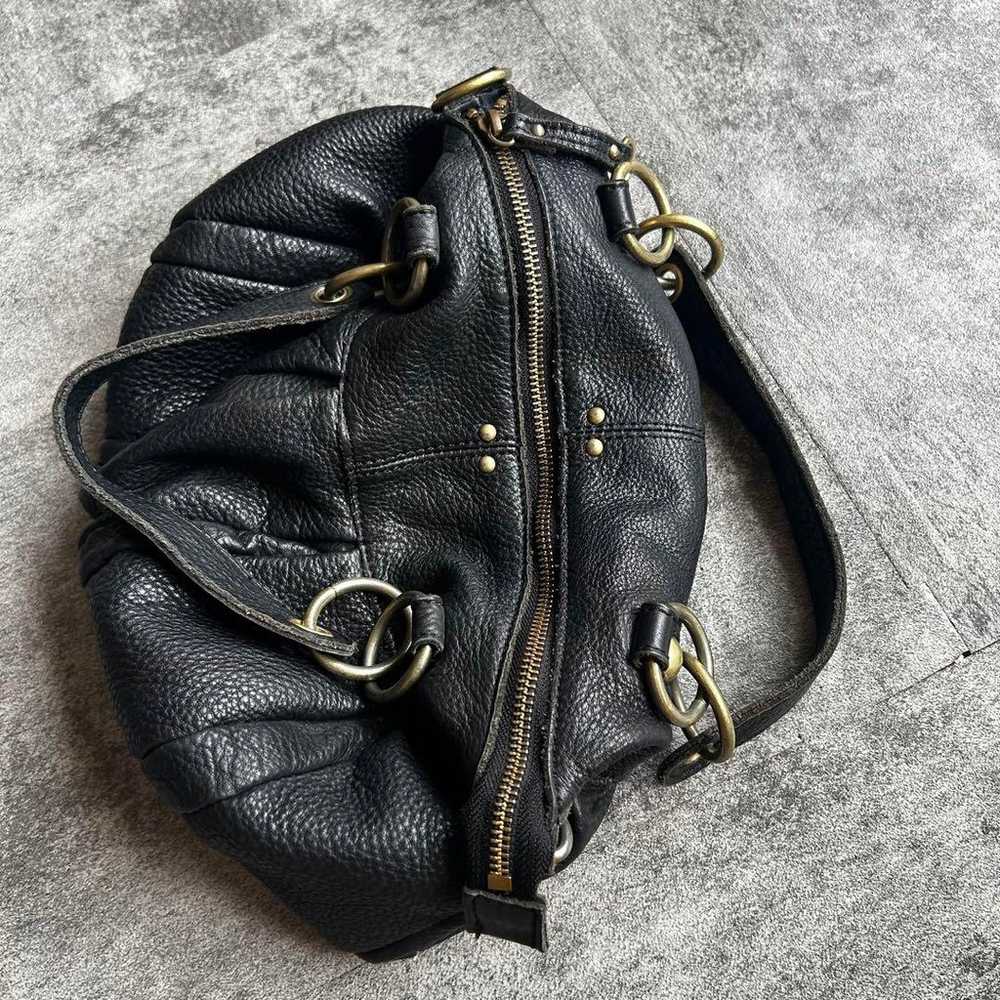 archive grunge leather shoulder bag y2k - image 10