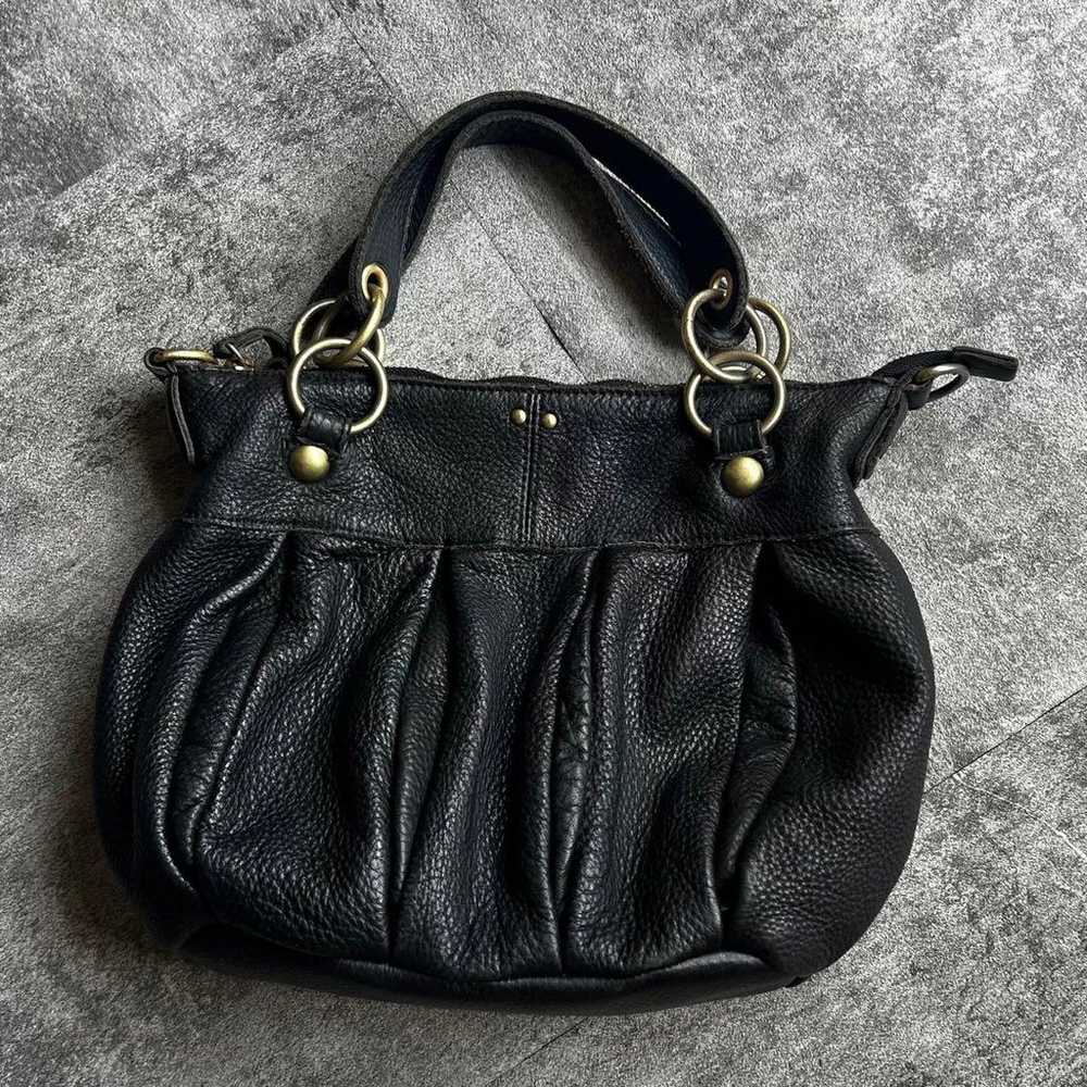 archive grunge leather shoulder bag y2k - image 2