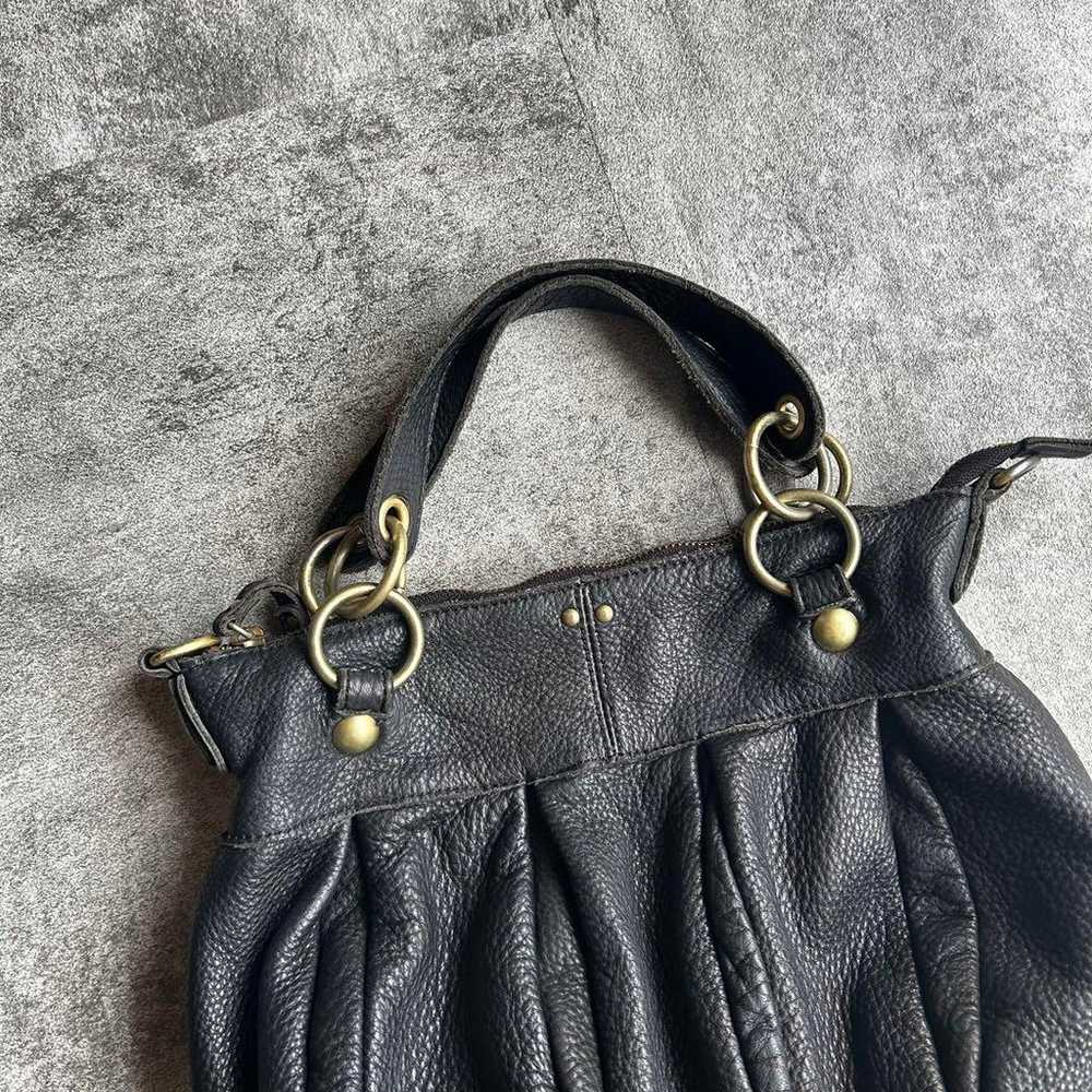 archive grunge leather shoulder bag y2k - image 3