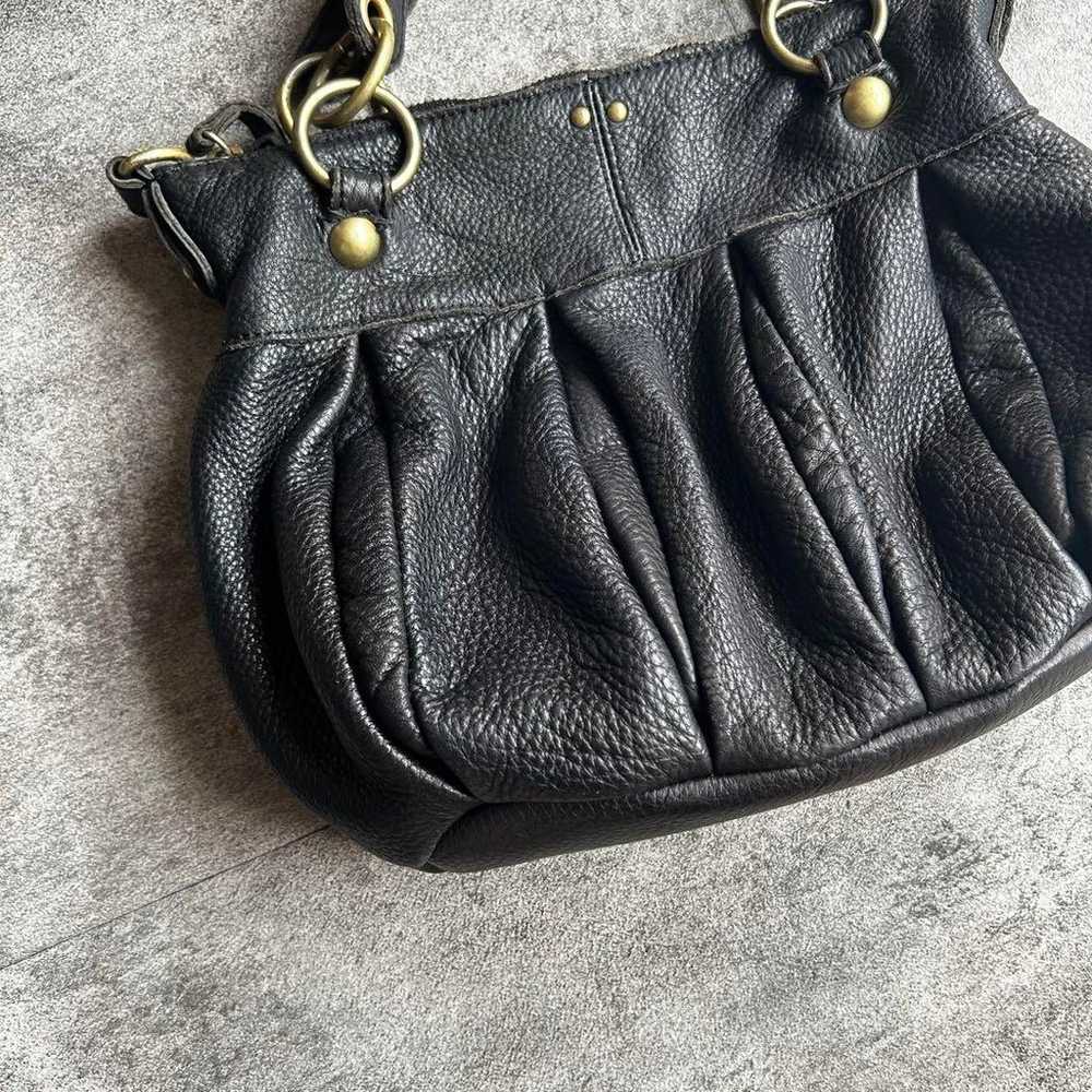 archive grunge leather shoulder bag y2k - image 4