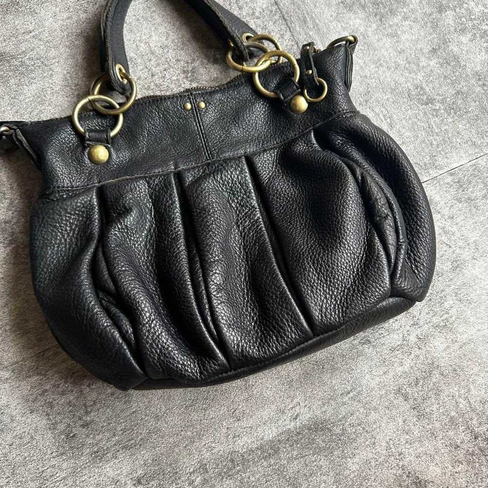 archive grunge leather shoulder bag y2k - image 9