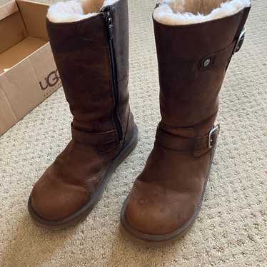 UGG Australia Brown Leather Boots