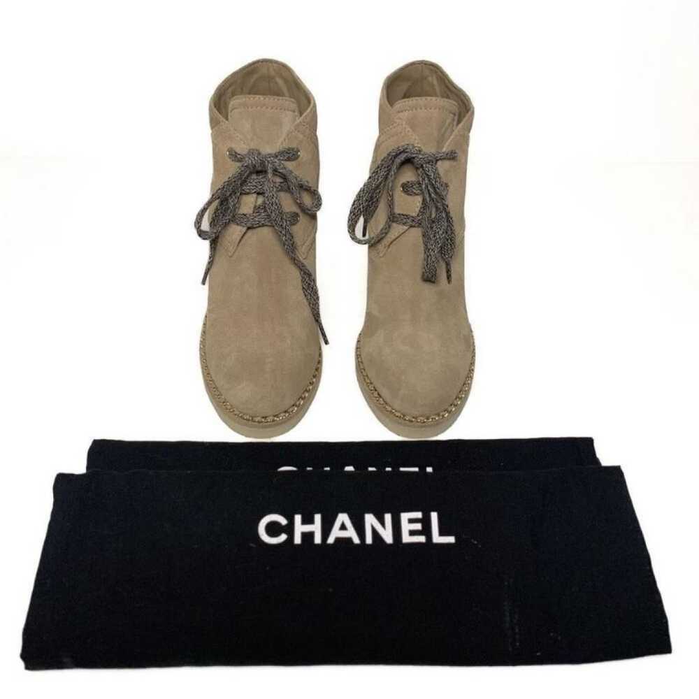 Chanel Lace up boots - image 2