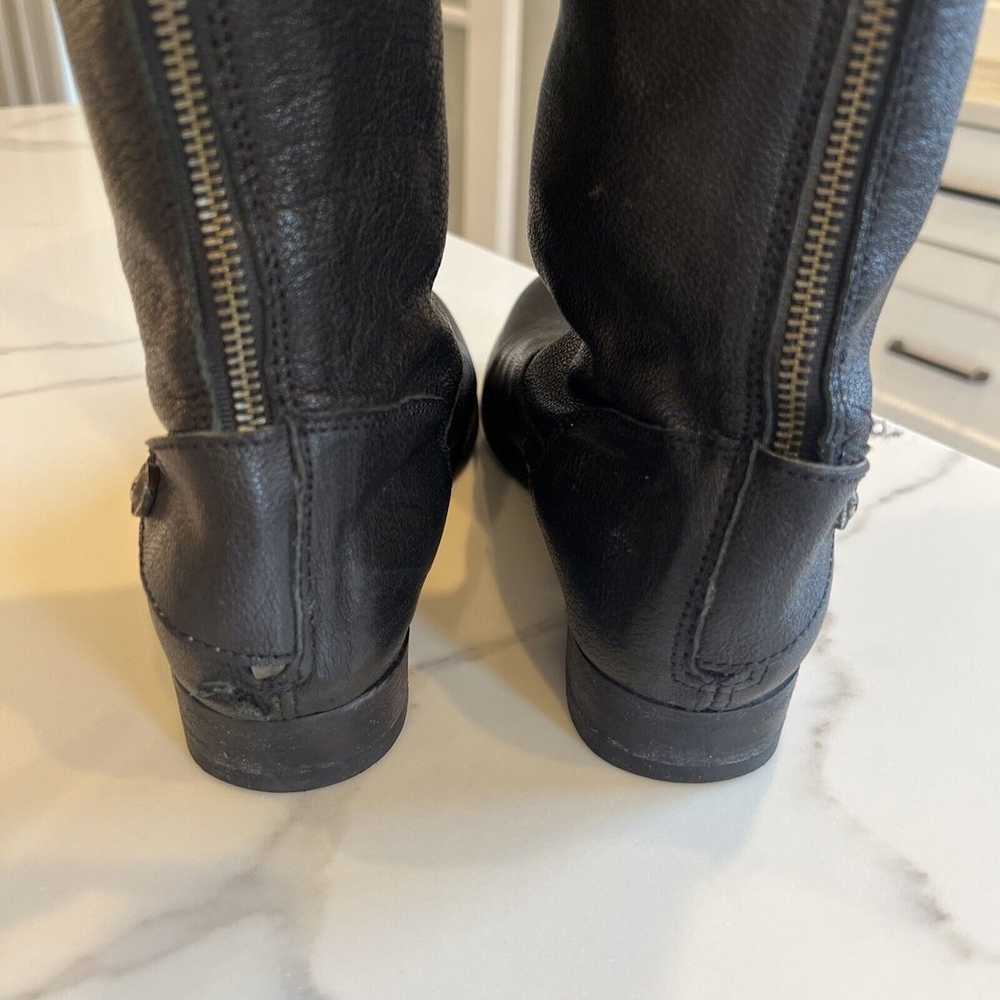 FRYE MELISSA BUTTON BACK ZIP BOOT BLACK SIZE 8 - image 8