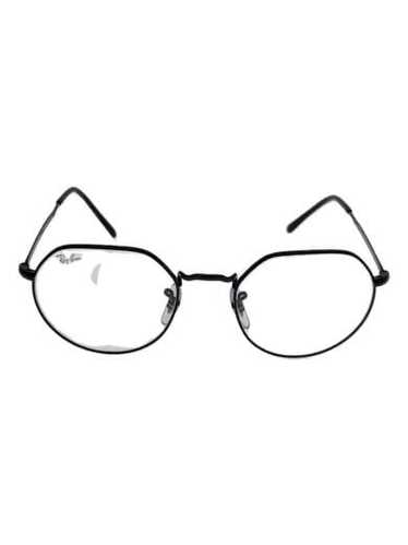 Ray Ban Glasses   Oval   Metal   BLK   CLR   Men  